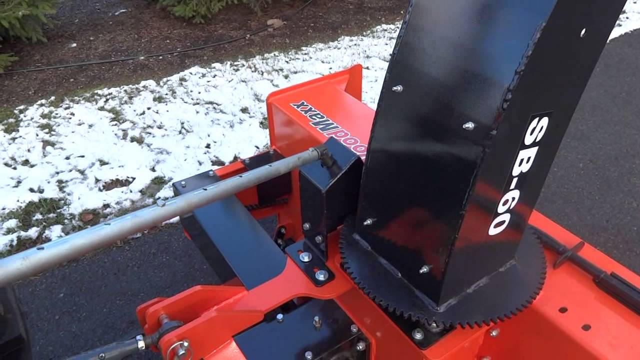 WoodMaxx SB-60 PTO snow blower walk around video(Summer 2014)