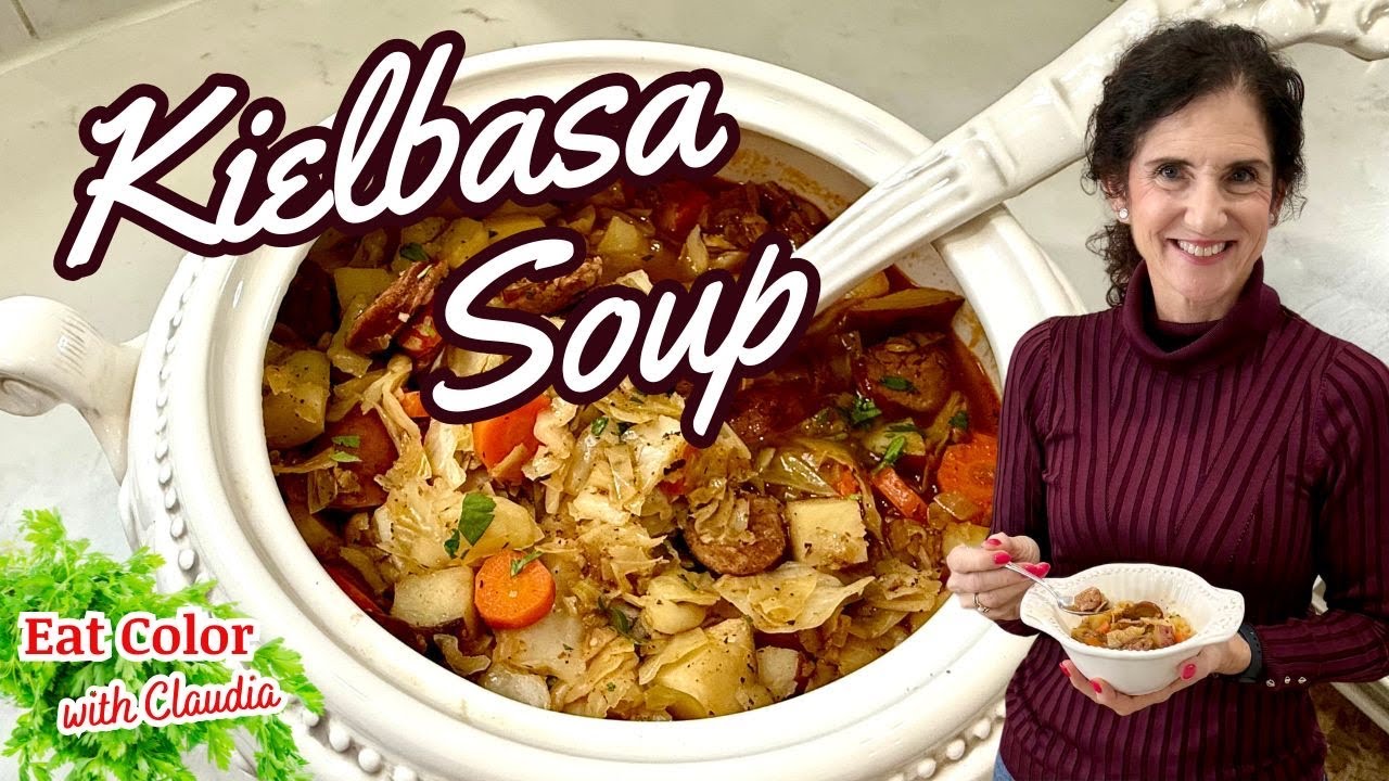 Cabbage, Potato & Turkey Kielbasa Soup | Easy, Healthy & Delicious @eatcolor