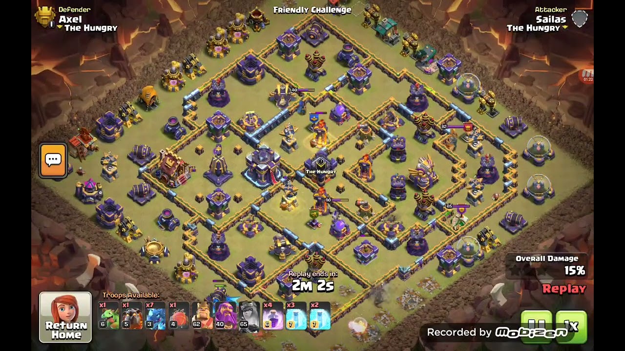 TH12 SNIPE Rage vs th15