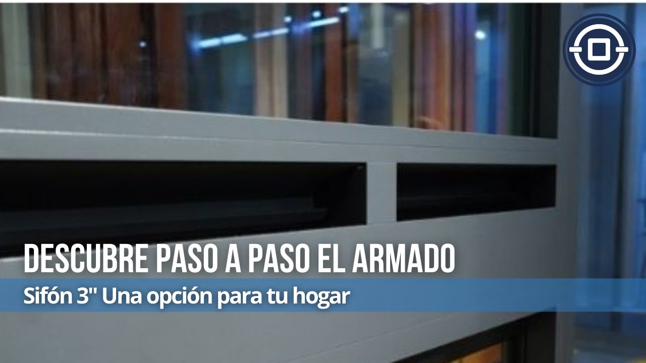Armado de Sifón 3