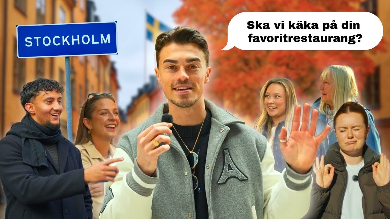 TESTAR FRÄMLINGARS FAVORITRESTAURANGER I STOCKHOLM
