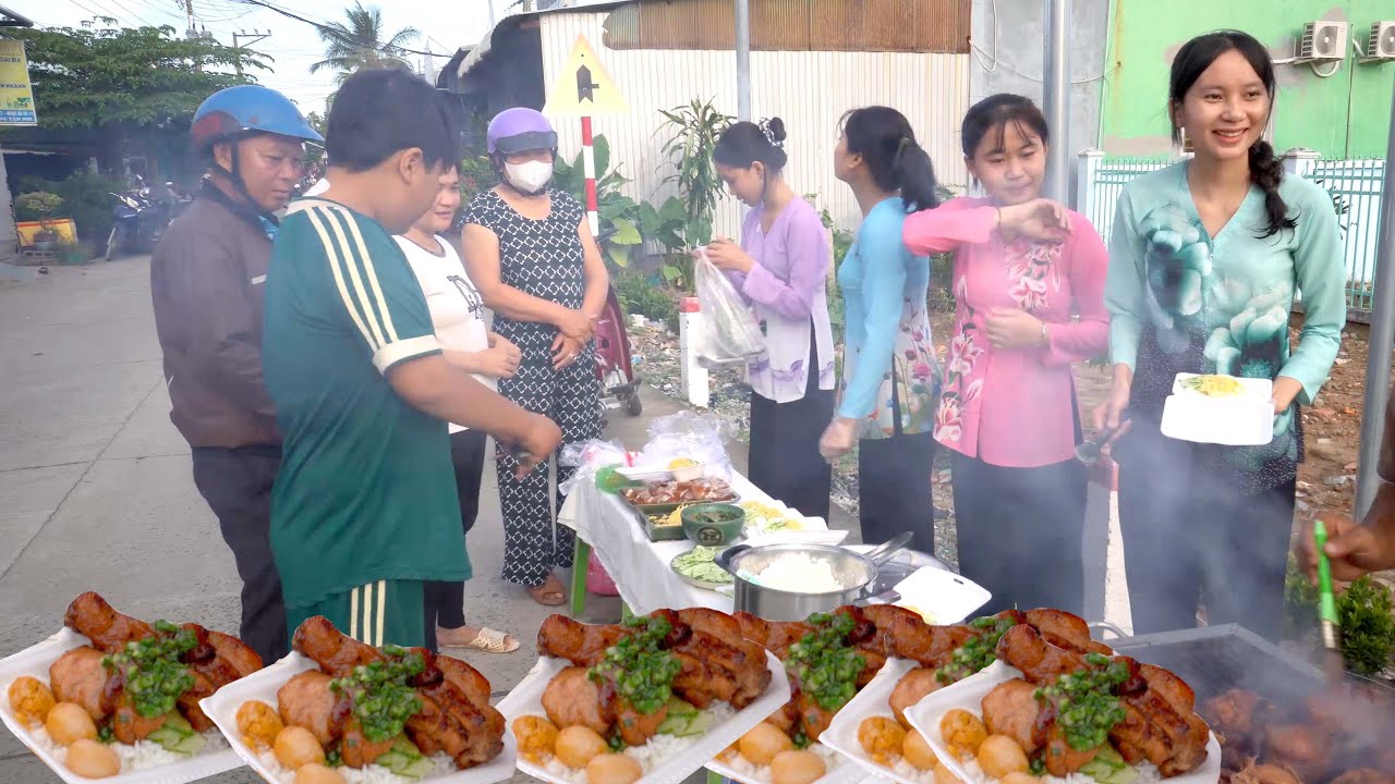 Buổi B&aacute;n CƠM G&Agrave; NƯỚNG Đặc Biệt với  Người Mẫu Cao 1m7