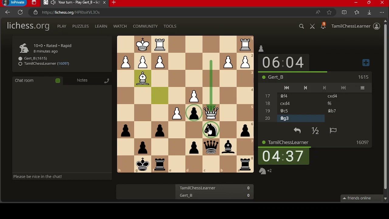 Loss = Poor Time Management ; Analysis Done ; Game 4