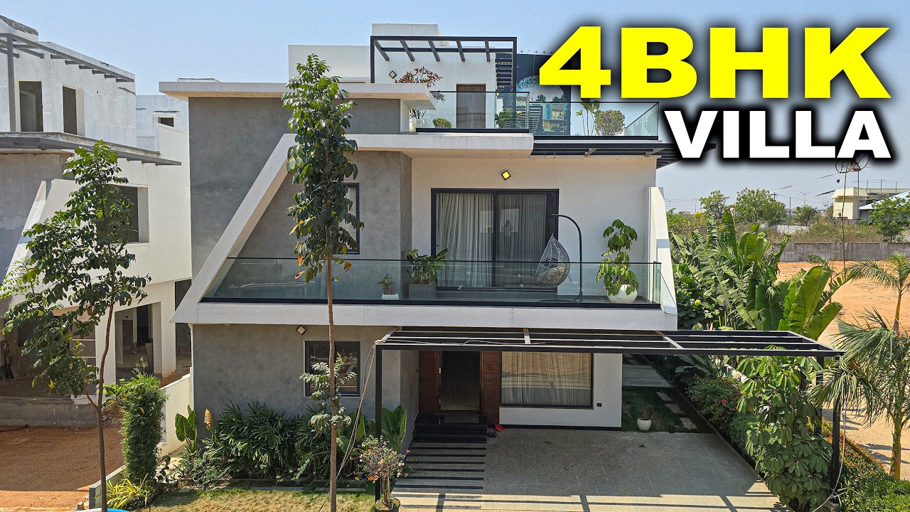 ఈ Villas చూస్తే Apartment కొనాలనిపించదు 😱 | Luxury 4 BHK Villas in Adibatla Hyderabad | ₹ 3.5 Cr*