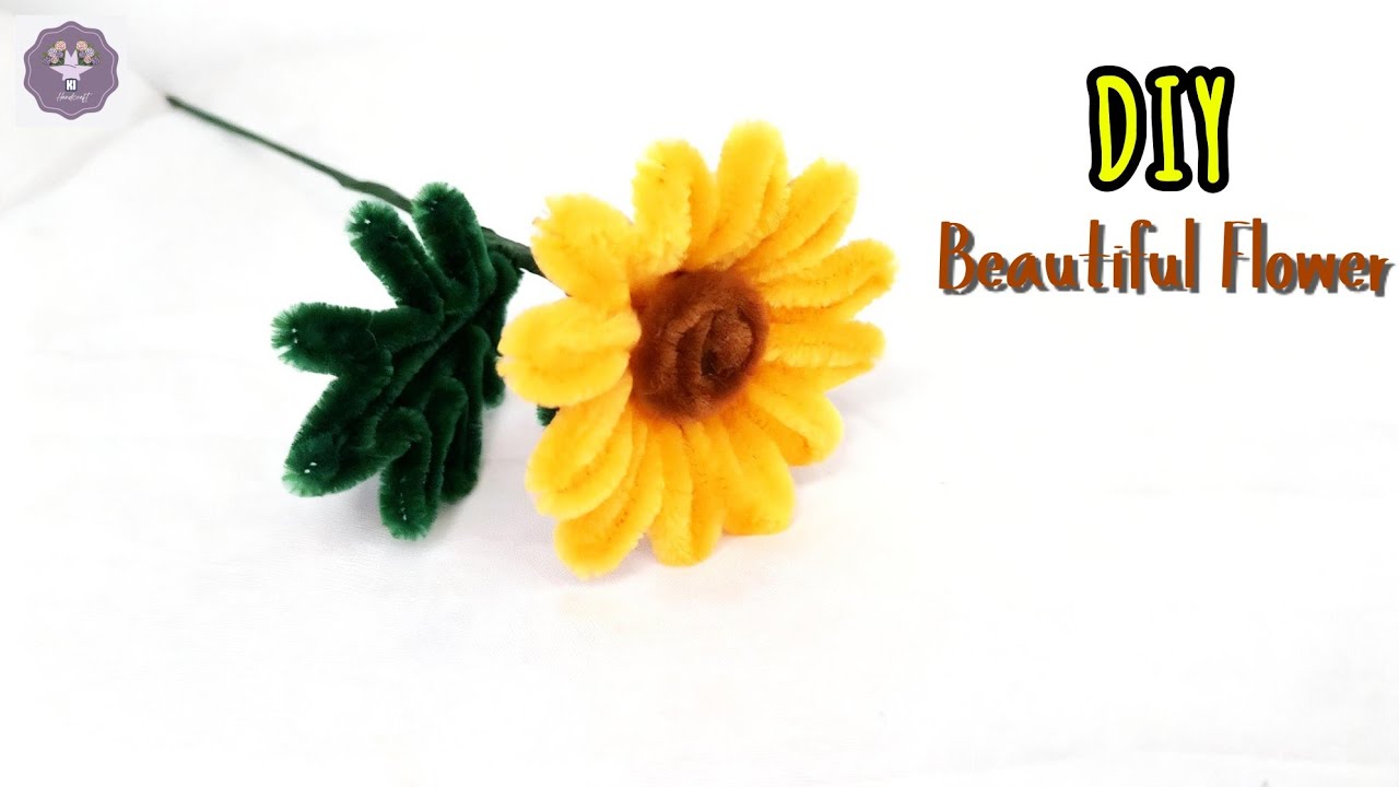 DIY Flowers |  How to make daisy flowers with pipe cleaners😍 Very beautiful👌💫 
