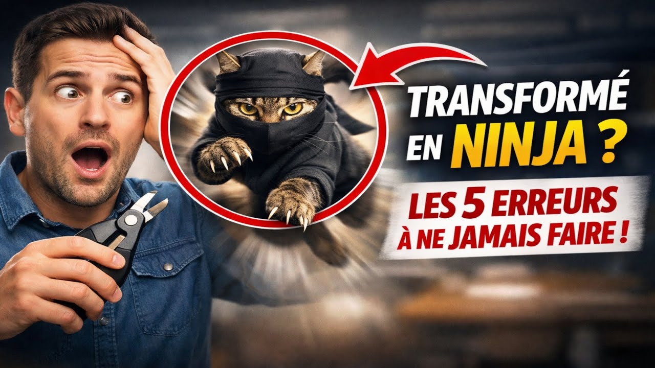 Votre chat se transforme en NINJA ? 🙀 Les 5 ERREURS à NE JAMAIS faire en lui coupant les griffes !
