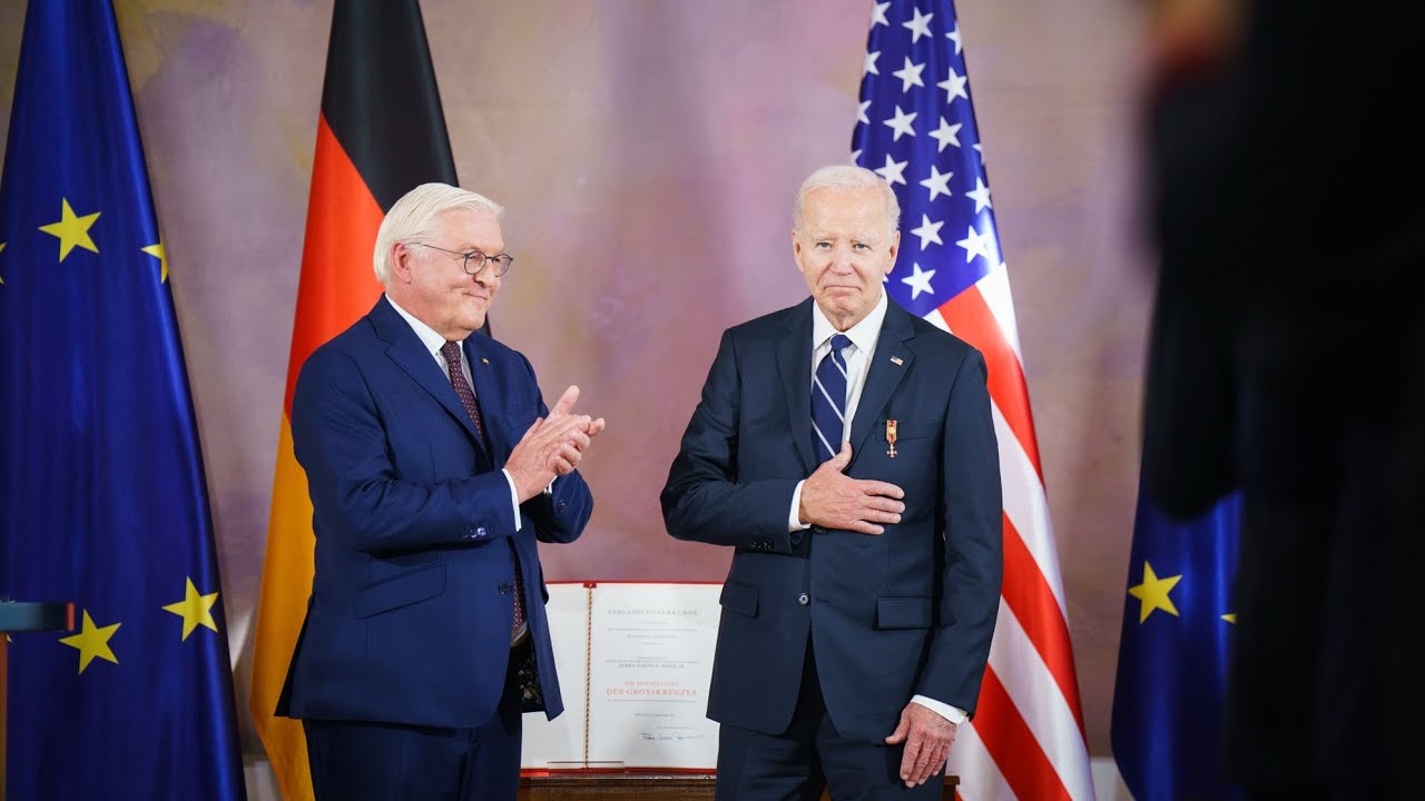 Award of the Order of Merit of Germany to US President Joe Biden