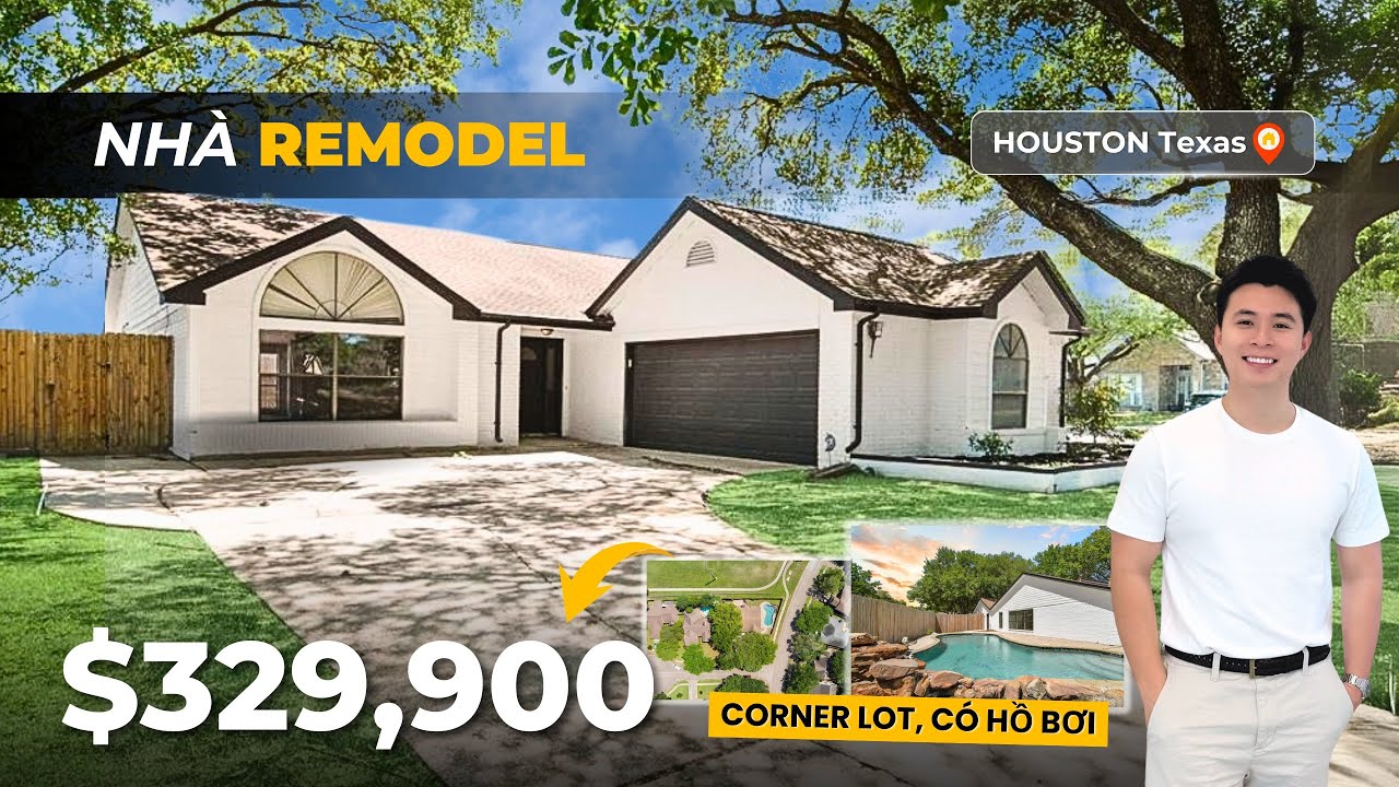 #18 Houston - Nhà Remodeled Đẹp Giá Tốt Gần 3 Freeway lớn ở Houston | #SangNguyenRealtor