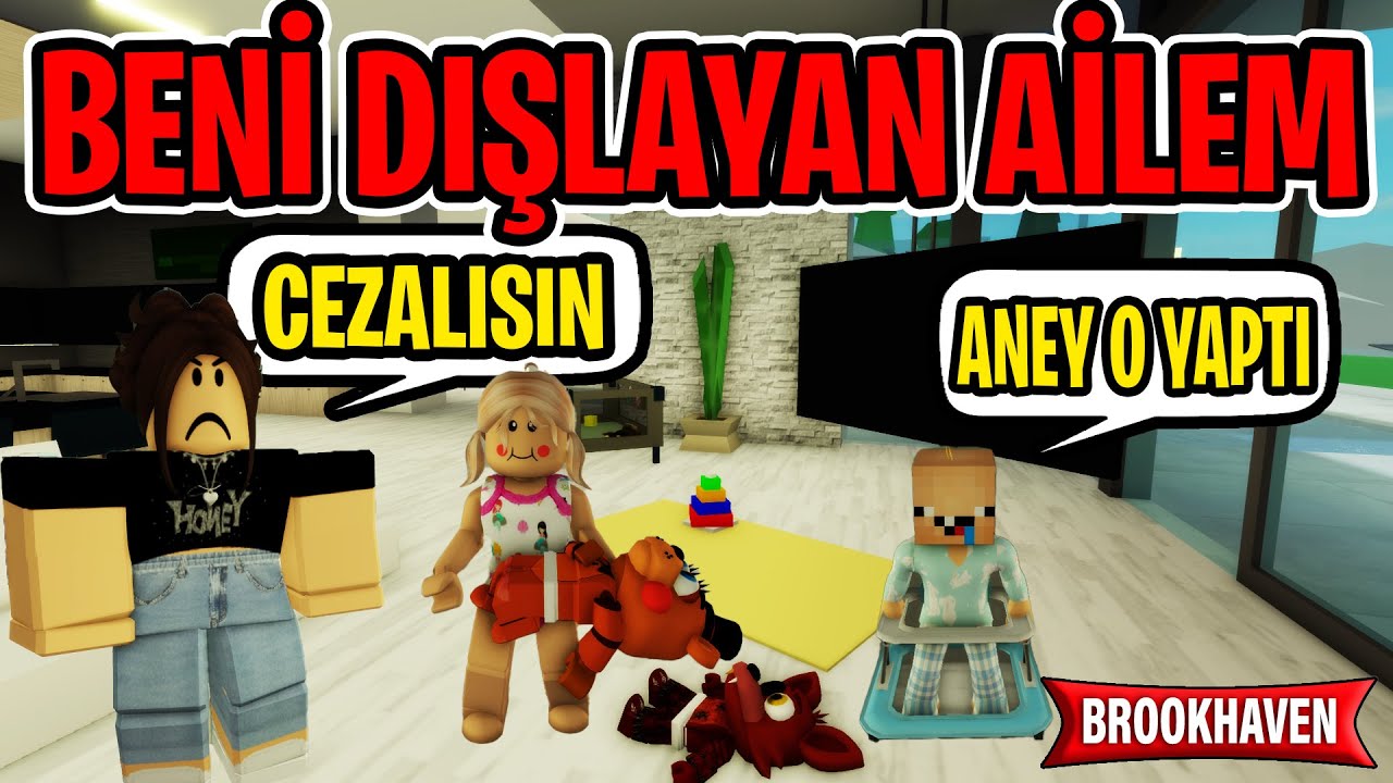 YENİ ERKEK KARDEŞİM AİLEM BENİ DIŞLADI ROBLOX BROOKHAVEN RP #roblox #brookhaven #rp