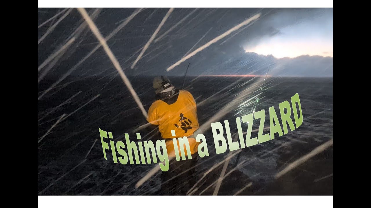 Рыбалка в метель на Треарддуре — зимняя рыбалка со скал в Англси