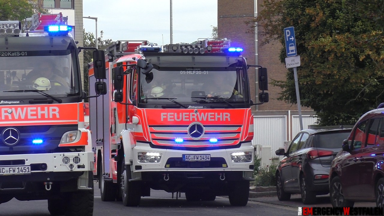 [REALALARM w&auml;hrend &Uuml;BUNG] - FEUERWEHR ALSDORF - EINSATZFAHRTEN