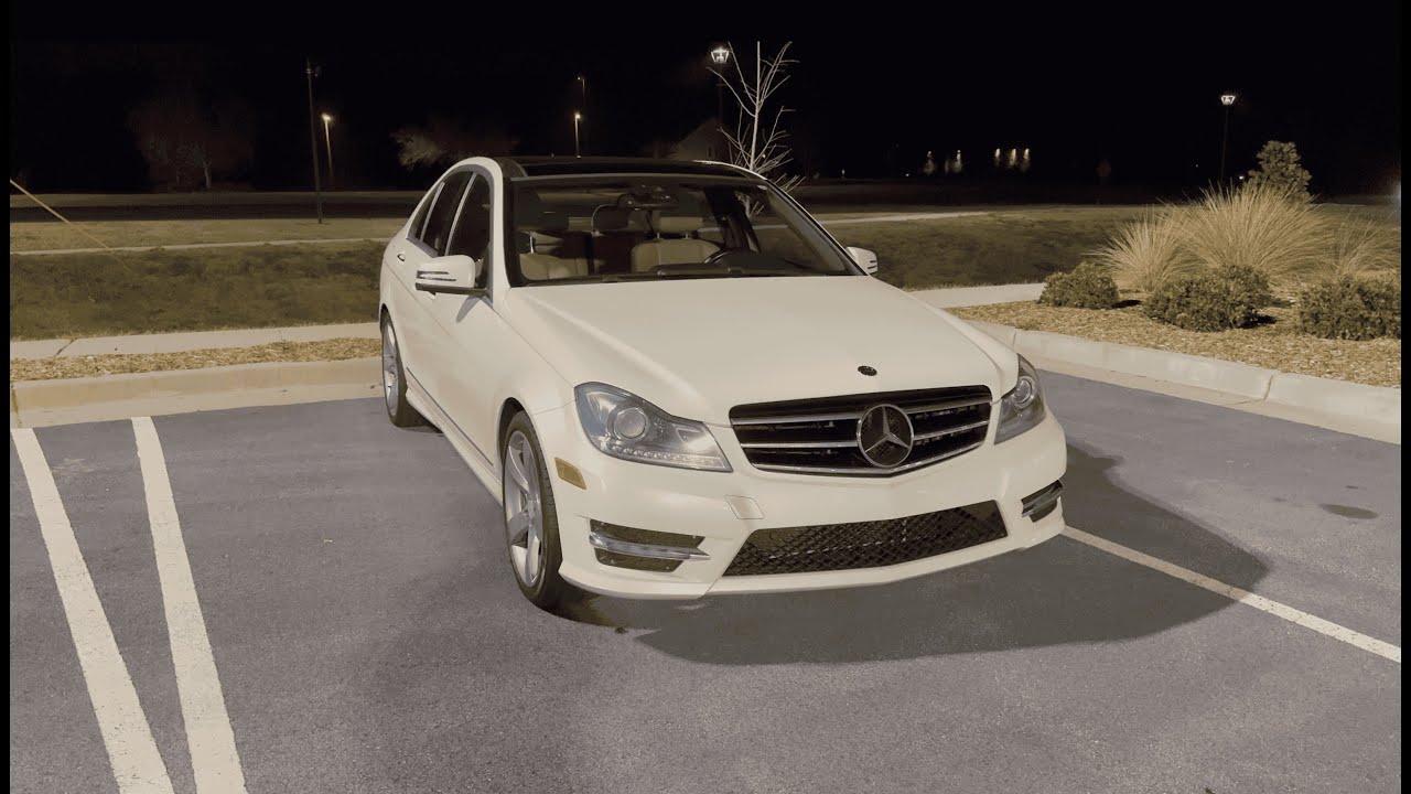 Mercedes C350 night POV