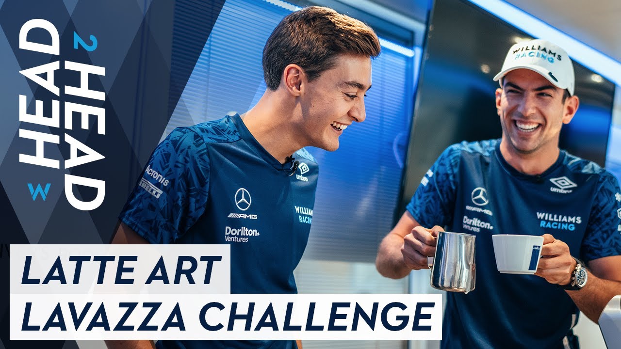 Head 2 Head | Latte Art Lavazza Challenge | Williams Racing