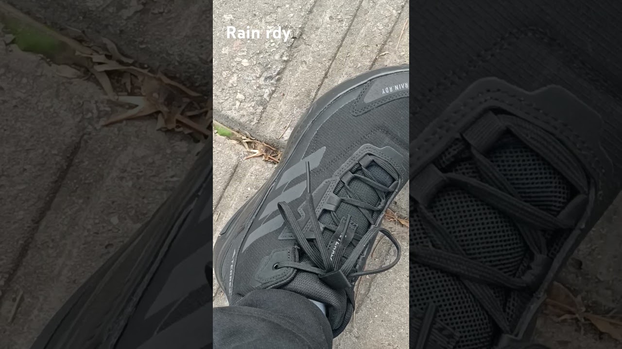 Adidas terrex anylander mid rain rdy hiking shoes 2024 кроссовки для хайкинга Black #adidas #terrex