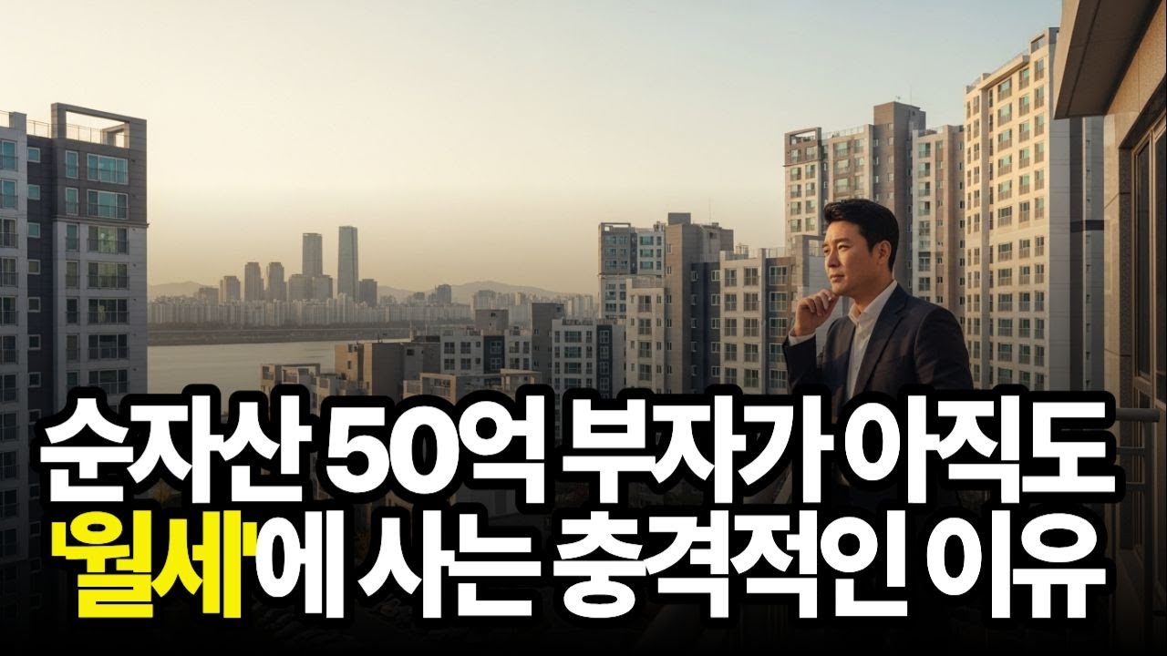 순자산 50억 부자가 아직도 '월세'에 사는 충격적인 이유
