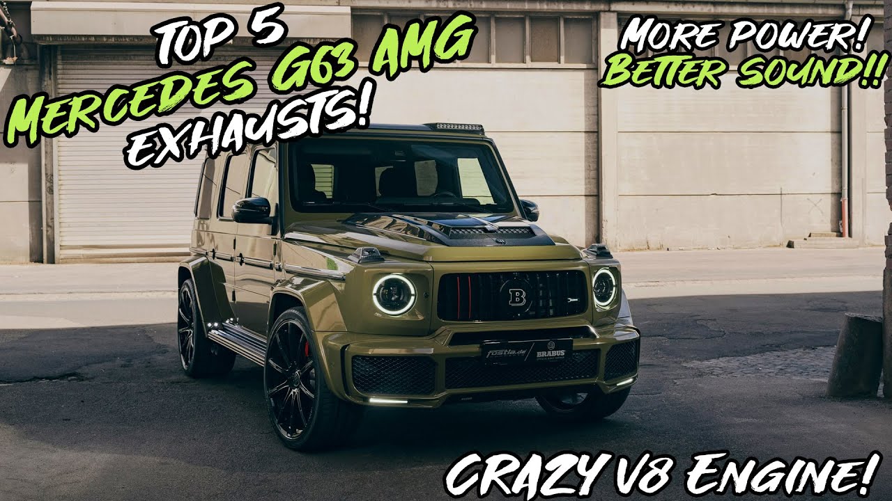 Top 5 Mercedes G63 AMG Exhausts!