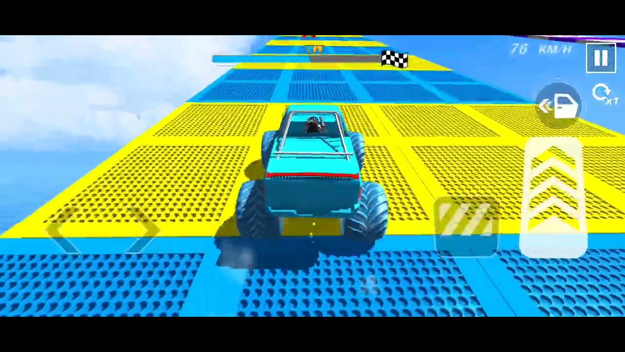 Monster Truck Stunt Car Goes WILD! Extreme Ramp Jumps