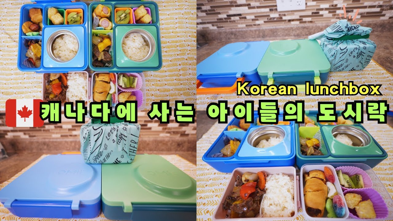 🇨🇦캐나다에 사는 아이들이 원하는 한식도시락/ 매일 먹는 도시락이 쌀밥/ 한식을 너무 좋아하는 아이들의 도시락/korean lunchbox