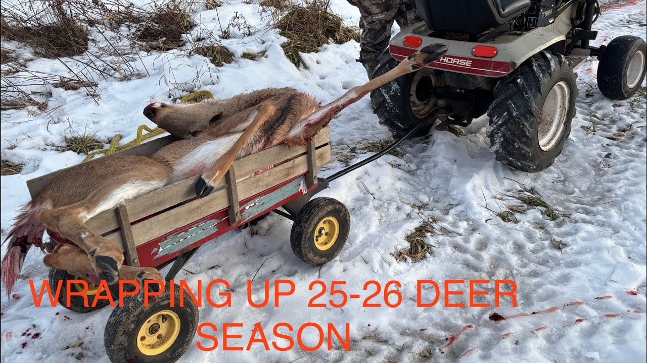 DOE DOWN!! THATS A WRAP FOR THE 25-26 DEER SZN