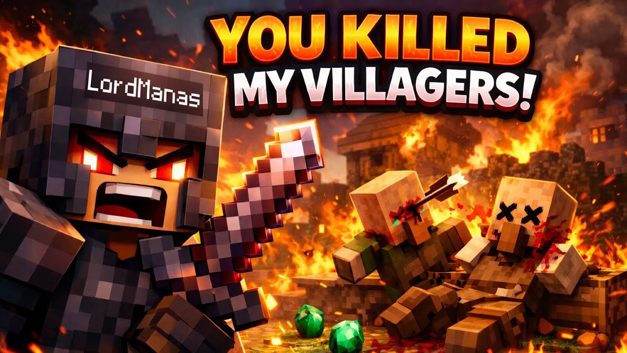 Pov: WHEN YOUR FRND KILLED YOUR VILLAGERS... APPLEMC 🍎 APPLE REALM 🍎 #applemc #lifesteal #minecraft