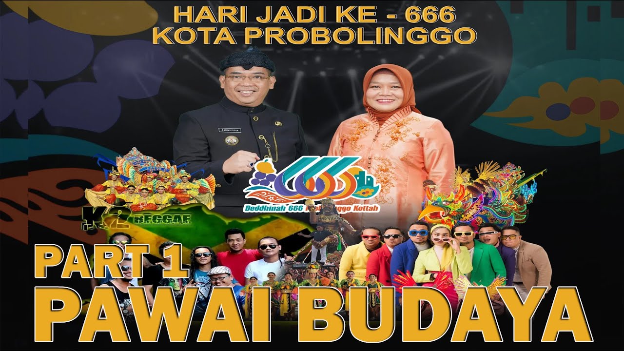 PAWAI BUDAYA HARI JADI KOTA PROBOLINGGO KE 666 PART 1