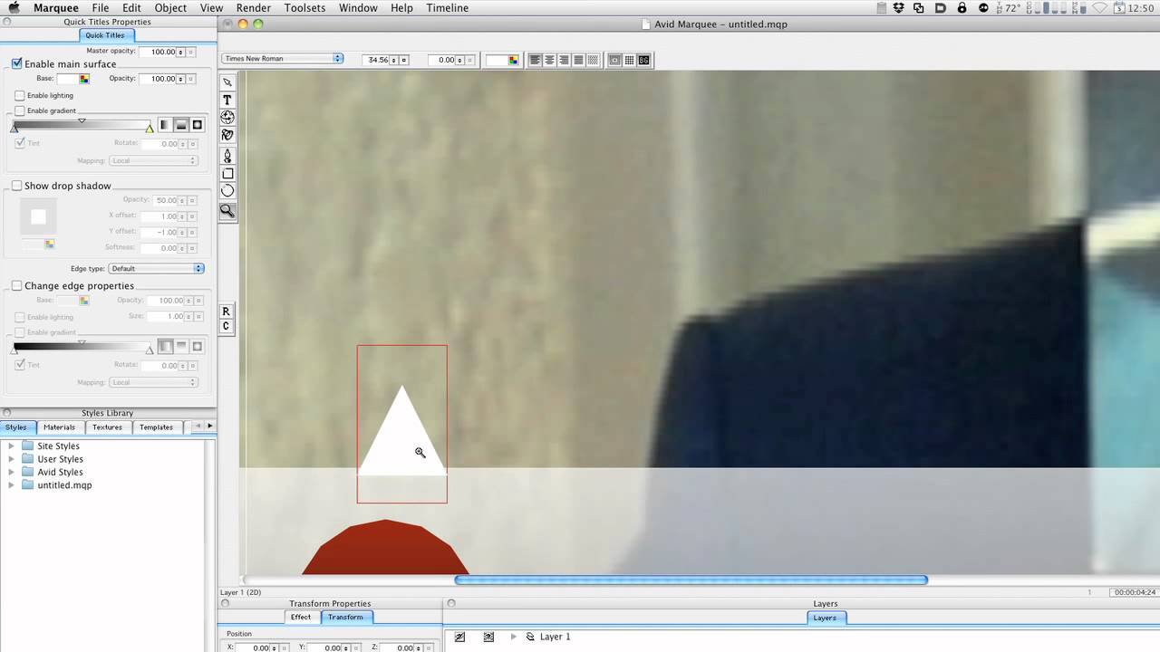 Avid Screencast #50: Animated Video Playbar with Marquee - Part I