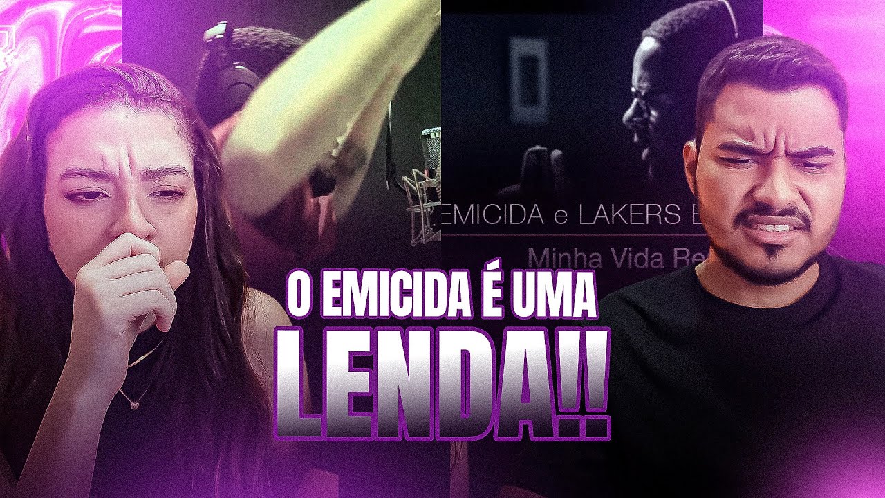 CASAL REAGE 2 EM 1: Emicida - Hoje cedo (Feat. Pitty) & Emicida e Lakers e Pá - Minha vida (Remix)