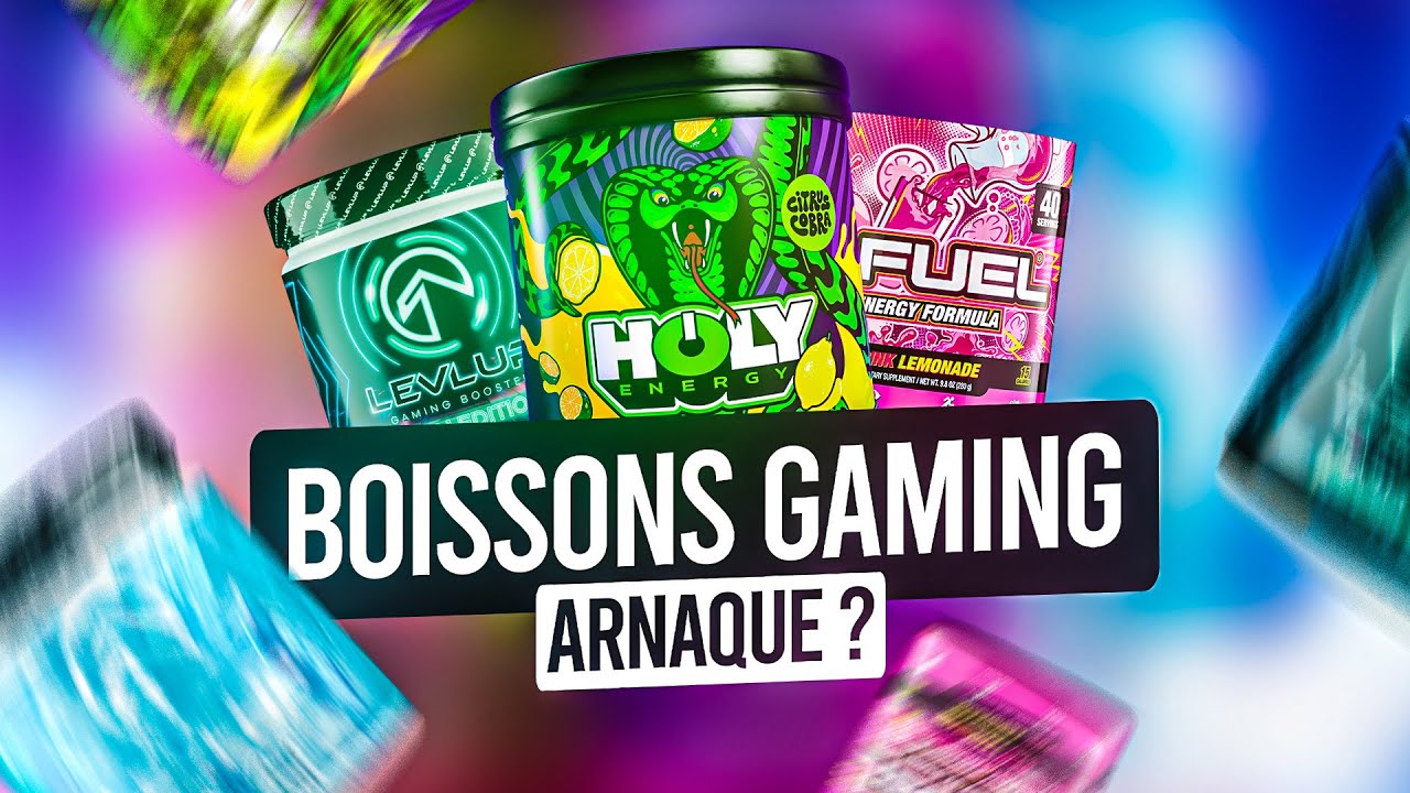 Dégustation de BOISSONS GAMER ! ARNAQUE ? DANGEREUX ?