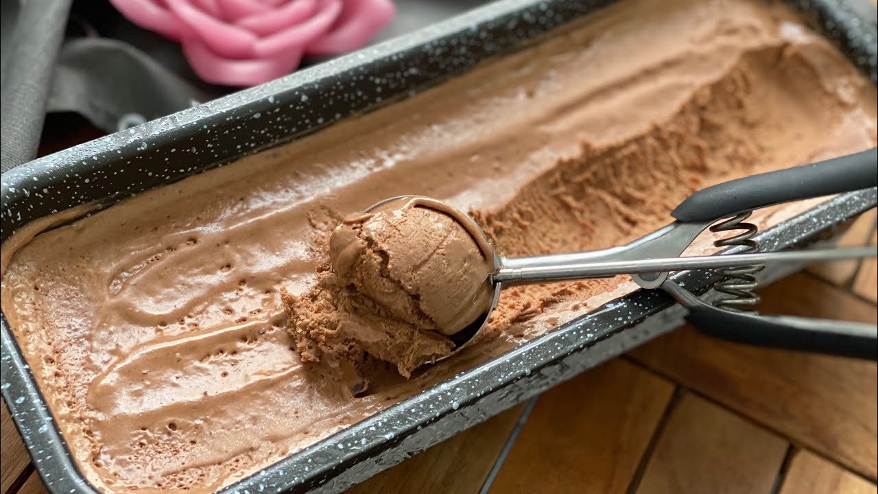 Weltbeste Schokoladen Eis selber machen sehr cremig und lecker-  ohne Eismaschine  -