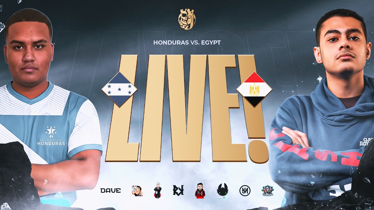 EGITO VS HONDURAS | COPA DO MUNDO DE CLASH ROYALE #clashroyale