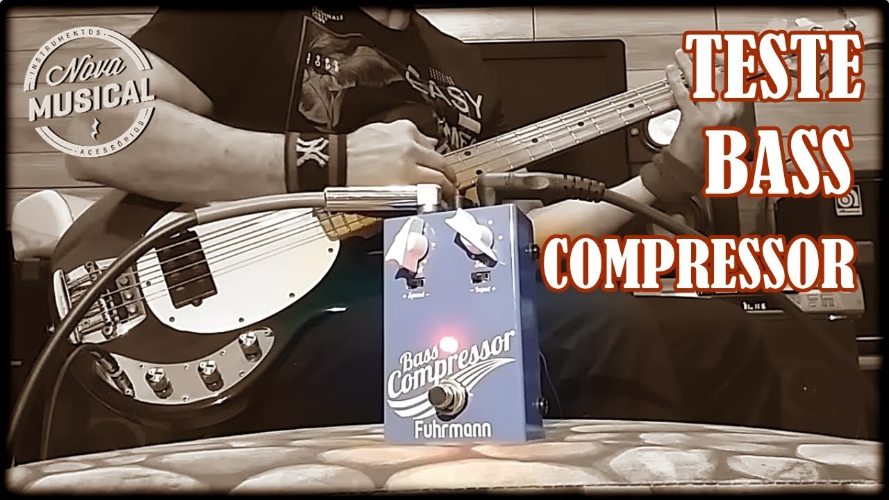 Pedal Compressor Fuhrmann BC01 Bom e Barato para Contrabaixo