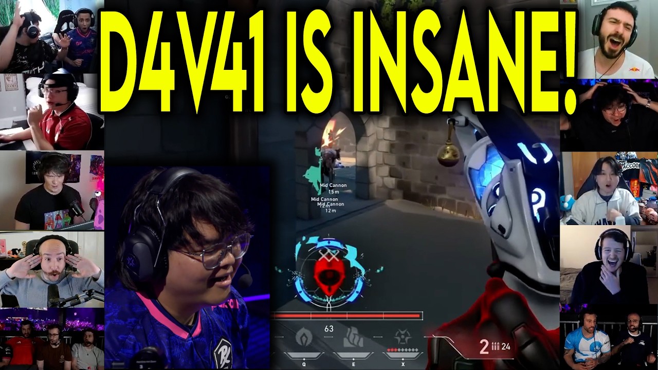 Valorant Streamers React To PRX D4v41 INSANE SHERIFF 3k Against G2 In Masters Santiago