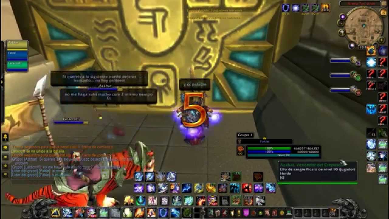 5.4 3v3 Chaman mejora monje y rogue Pandashan
