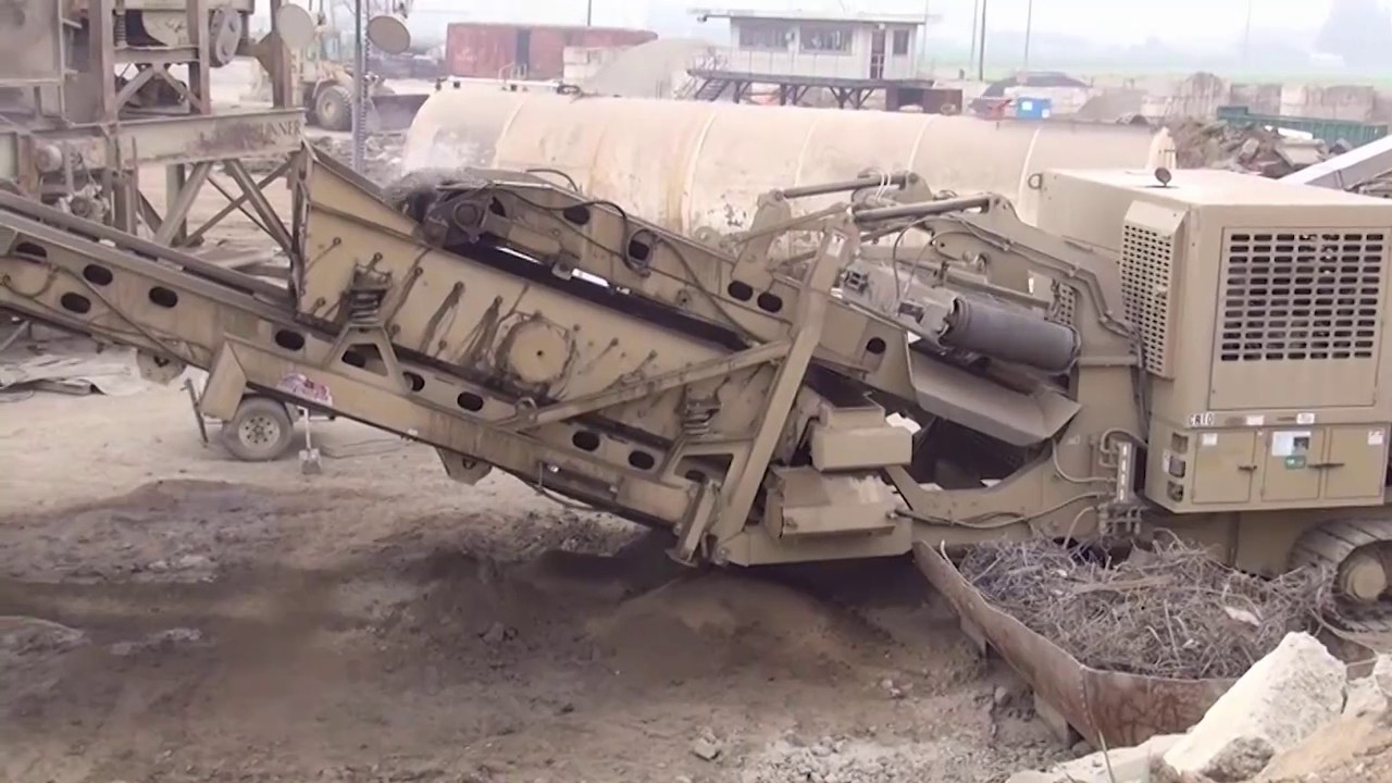 Самоходная перемещаемая установка для дробления бетона и асфальта (РАП) от ASTEC KPI-JCI