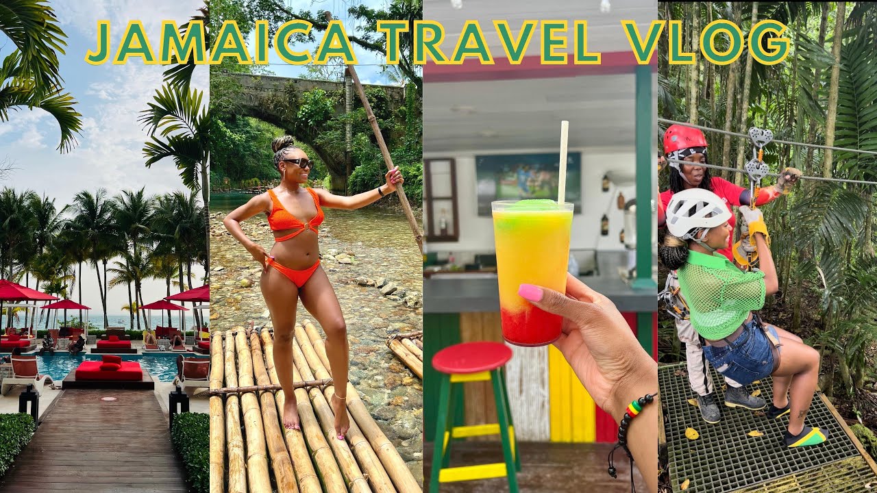 JAMAICA VLOG | BAMBOO RAFTING, ZIP LINING, HORSEBACK RIDING, TUBING + MORE | S HOTEL MONTEGO BAY 🇯🇲
