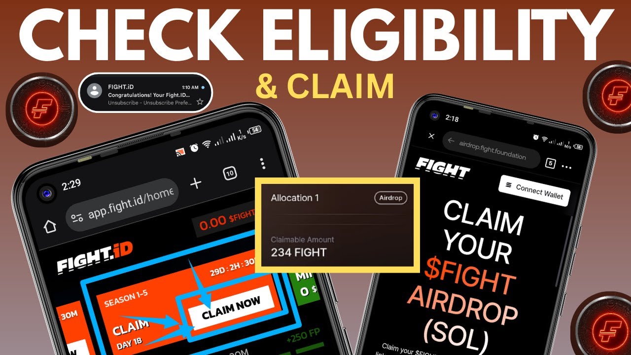How to Check FIGHT Airdrop Eligibility & Claim Tokens | FIGHT.ID Airdrop Guide (Season 1-5)