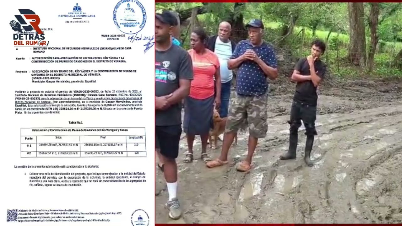 LA OTRA VERSIÓN SOBRE LA EXTRACCIÓN DE MATERIALES RIO CAMÚ, PERMISO Y RAZONES