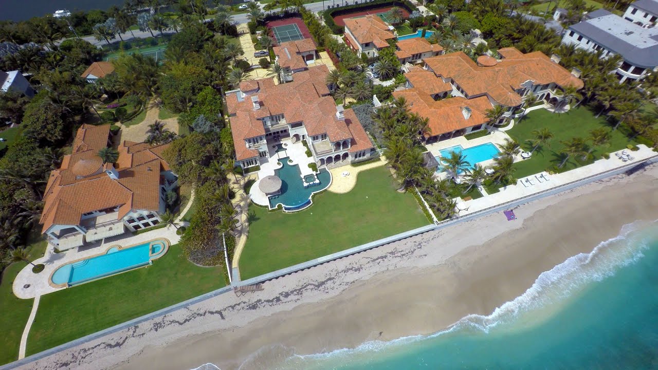 Palm Beach’s Ultra-Rich Coastline 🏝️  Florida Luxury from the Sky [4K]