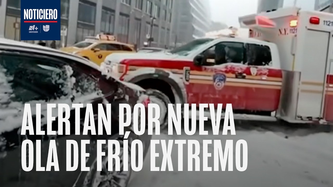 Viene más frío: Frente ártico amenaza con récords gélidos y colapsar el noreste de EEUU