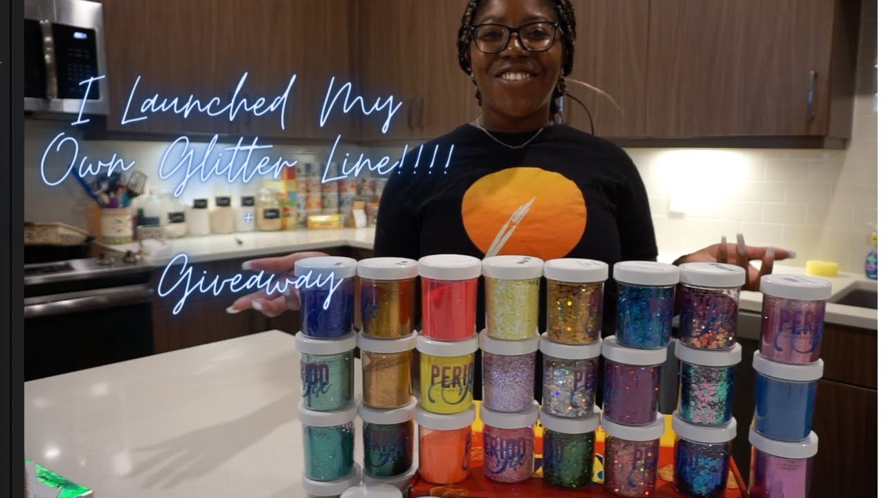 Period Six Glitter Launch - I Launched a Glitter Line + Giveaway  I Period Six Designs