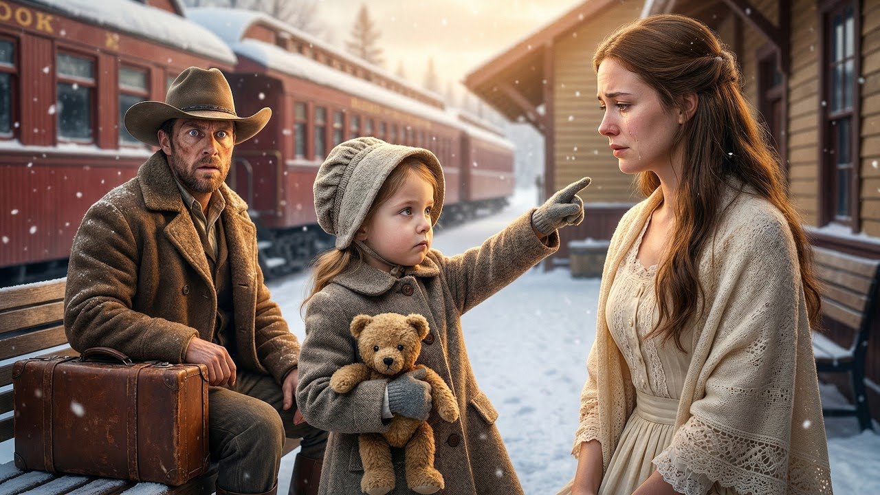 The Widowed Rancher Froze When His Daughter Pointed at the Bride… What She Revealed Stopped  Wedding