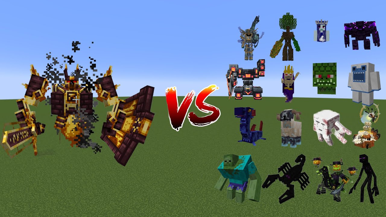Minecraft challenge-Ignis Vs 30 Mobs who will wins?