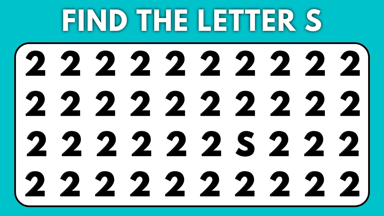 Can You Spot Letter 'S'? 10-Second Challenge! Basic & Advance Levels | CEG Quiz Show Episode 1