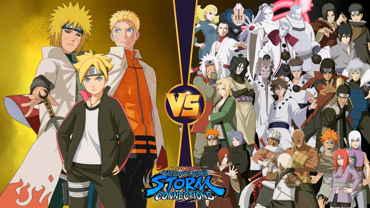 【Minato & Naruto & Boruto VS Three-member team Marathon battle】 NARUTO X BORUTO Ultimate Ninja STORM