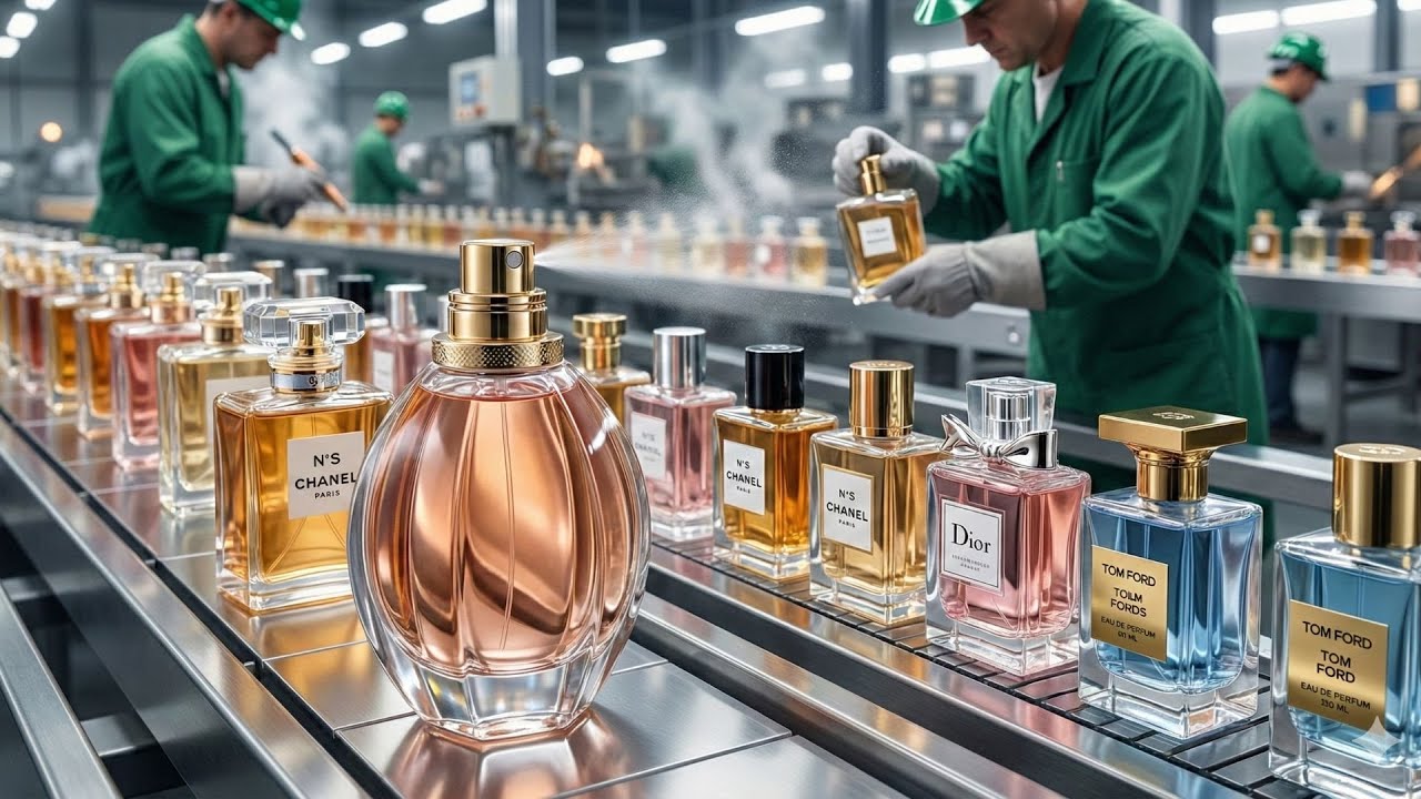 Inside the French Perfume Factory: How High End Fragrances Are Made! (Full Process)
