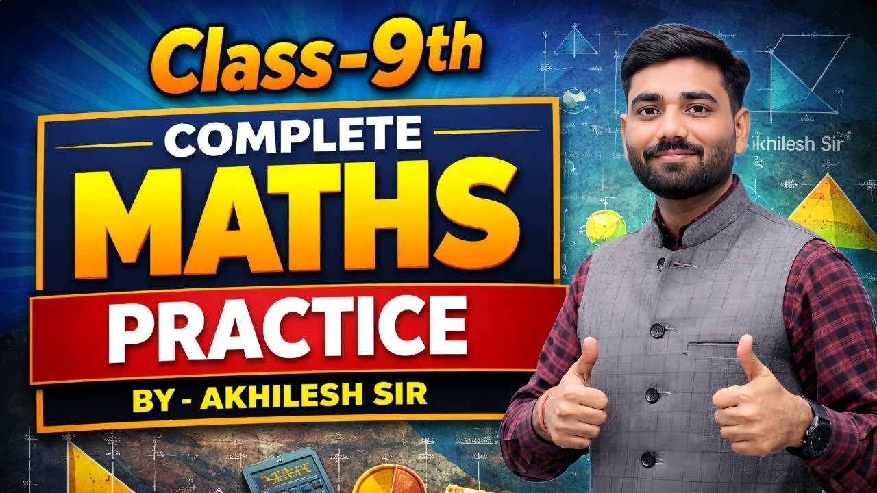 CLASS 9TH CBSE II COMPLETE MATHS PRACTICE  II BY AKKI SIR