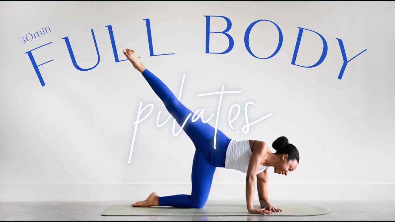 30 MIN FULL BODY PILATES WORKOUT // no equipment // deep core strengthening // toned legs & glutes