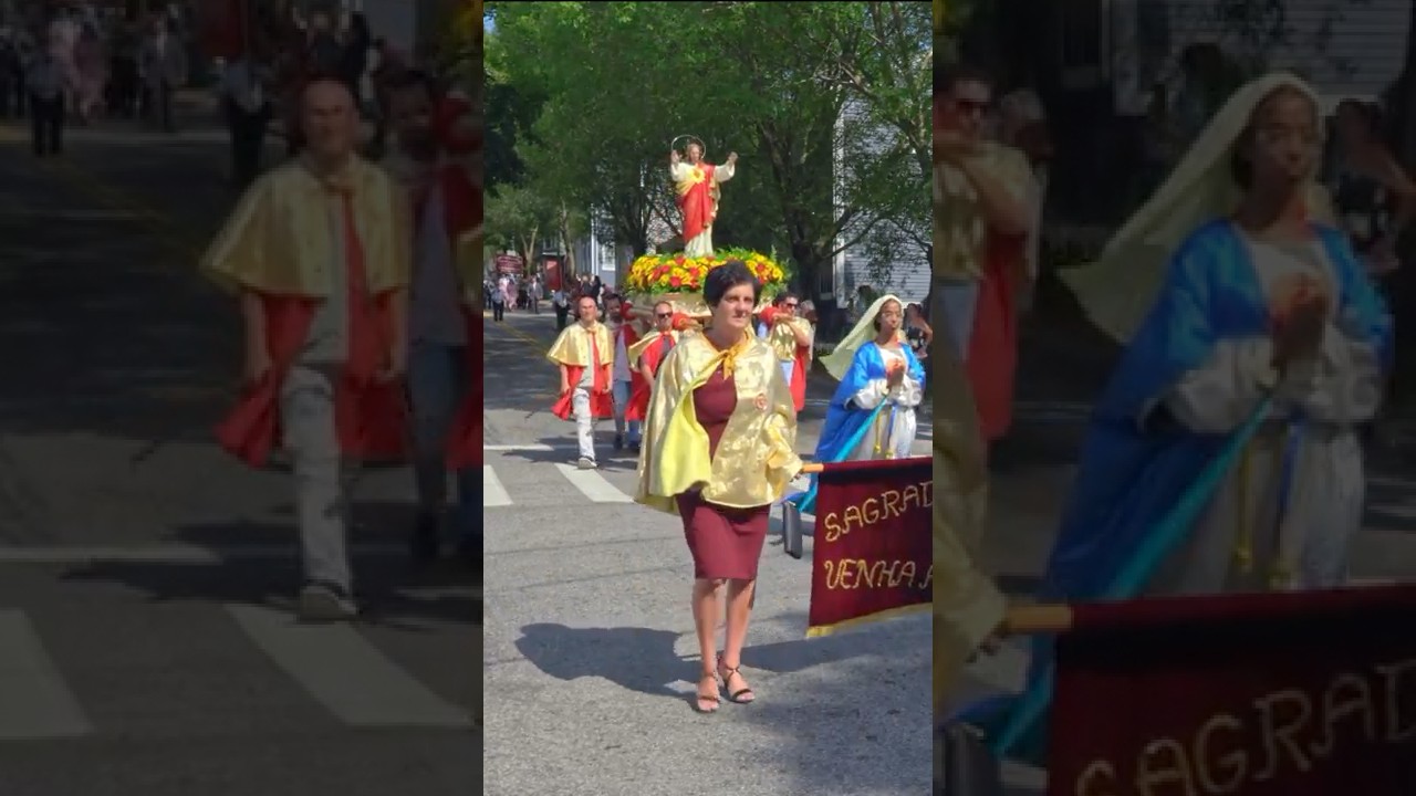 ✝️ &ldquo;Jesus Statue Carried in Azorean Procession | Traditional Catholic Festa 🇵🇹&rdquo;