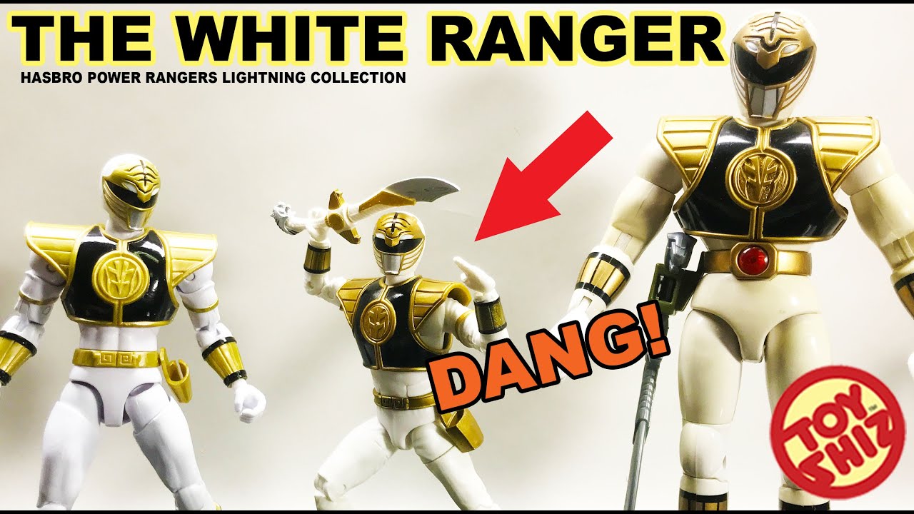 THE WHITE RANGER Hasbro Power Ranger Lightning Collection