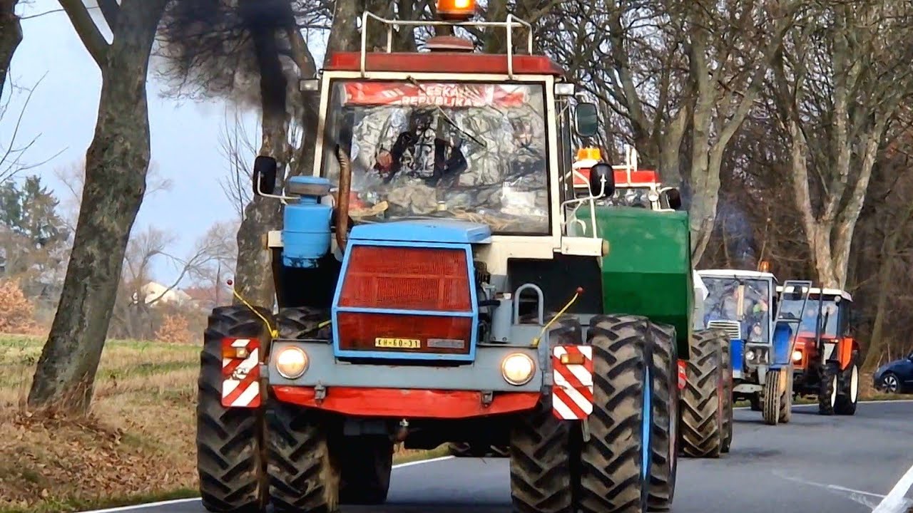 DIESEL POWER - Amazing New Years 2024 Traktoriada / Muskle Tractors Silvestrovská vyjížďk